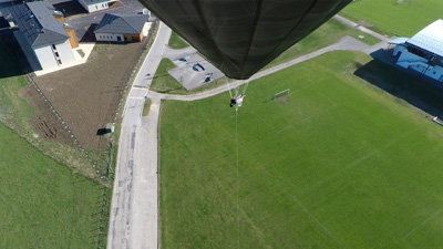 Nacelle of the 67m³ solar balloon