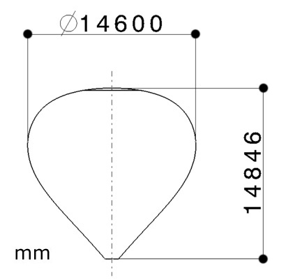 Ballon / montgolfière solaire 10m³